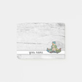 Yogafrosch Post-it Klebezettel (Vorderseite)