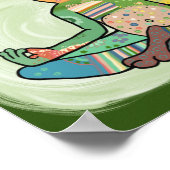 Yogafrosch Poster (Ecke)