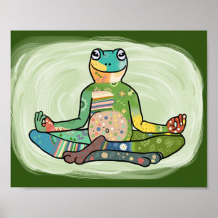 Yogafrosch Poster
