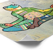 Yogafrosch Poster (Ecke)