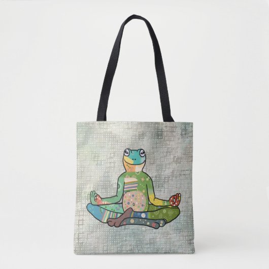 yogafrosch tasche (Vorderseite)