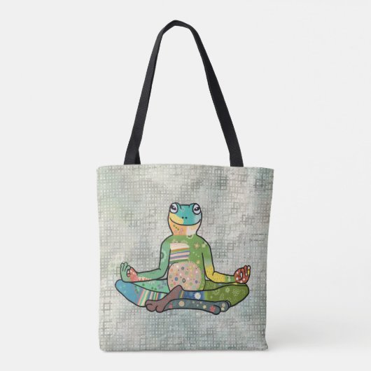 yogafrosch tasche (Rückseite)