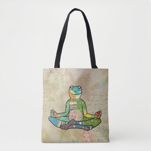 Yogafrosch Tasche (Vorderseite)