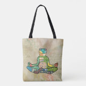 Yogafrosch Tasche (Rückseite)