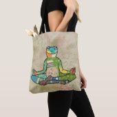 Yogafrosch Tasche (Von Nahem)