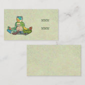 yogafrosch visitenkarte (Vorne/Hinten)