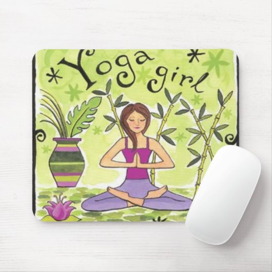 YogaGirl Mousepad (Mit Mouse)