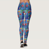 Yogahose mit Blumenfeld Leggings (Rückseite)