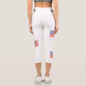 Yogahose zur Wählerregistrierung Capri Leggings (Rückseite)