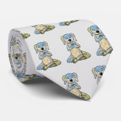 Yogahund Krawatte (Gerollt)