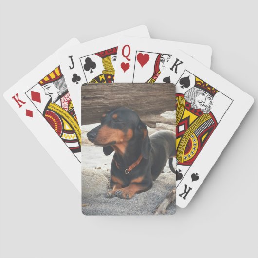 Yogahund Spielkarten (Rückseite)