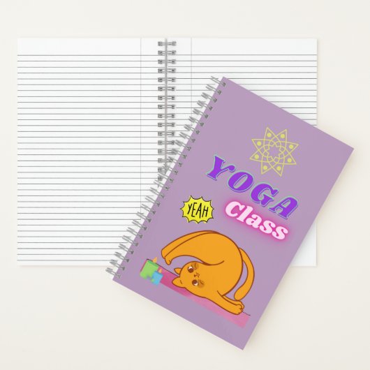 Yogakatze Notizblock (Innen)