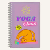 Yogakatze Notizblock (Vorderseite)
