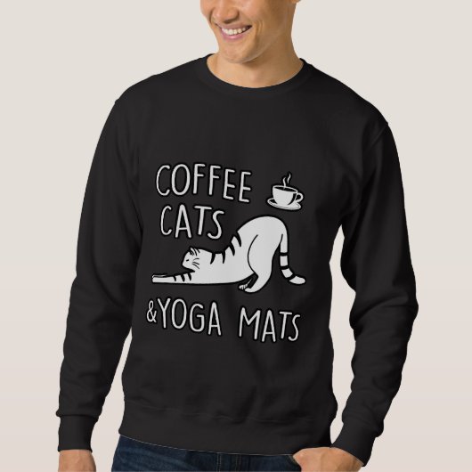Yogakatzen 29 sweatshirt (Vorderseite)