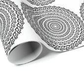 Yogakreis Geschenkpapier (Rolleneckpunkt)