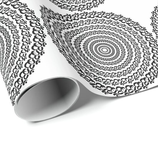 Yogakreis Geschenkpapier (Rolleneckpunkt)