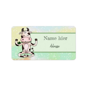 YogaKuh Adressaufkleber