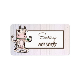 Yogakuh Adressaufkleber