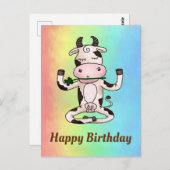 Yogakuh Postkarte (Vorne/Hinten)