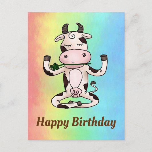 Yogakuh Postkarte (Vorderseite)