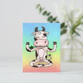 Yogakuh Postkarte (Stehend Vorderseite)