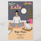 Yogakurse Flyer (Vorne)