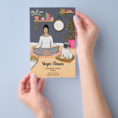 Yogakurse Flyer (Handgriff)