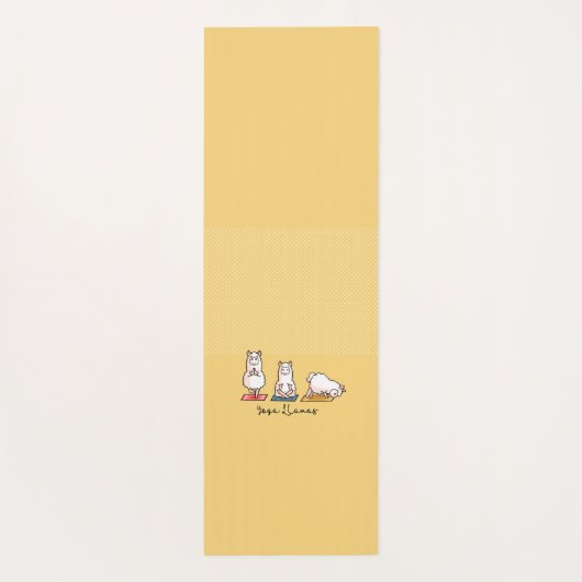 Yogalamas Yogamatte (Rückseite)