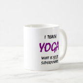 Yogalehre Kaffeetasse (VorderseiteRechts)