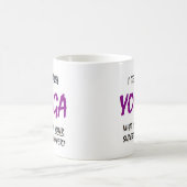Yogalehre Kaffeetasse (Mittel)