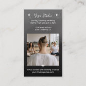 Yogalehrer-Lehrer-Lehrerin Visitenkarte (Rückseite)