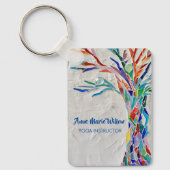 Yogalehrer Schlüsselanhänger (Vorderseite)