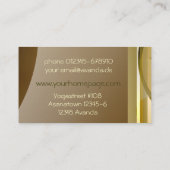 Yogalehrer Visitenkarte (Rückseite)