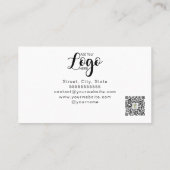 Yogalehrerin Visitenkarte (Rückseite)