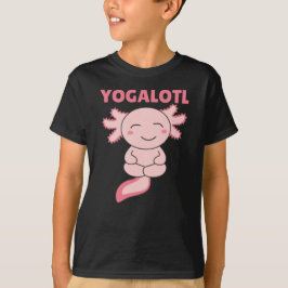 Yogalotl Axolotl macht Yoga Liebhaber süße Tiere T-Shirt