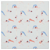 Yogamädchen Stoff (Muster)