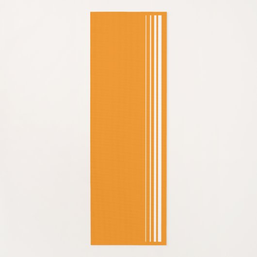 Yogamat, orange und grau yogamatte (Vorderseite)
