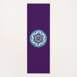 Yogamat with Sacred Geometry Mandala Yogamatte