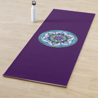 Yogamat with Sacred Geometry Mandala Yogamatte