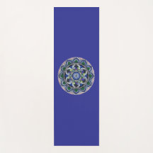 Yogamat with Sacred Geometry Mandala