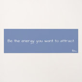 Yogamatte | Berge und Blume (Rückseite (Horizontal))