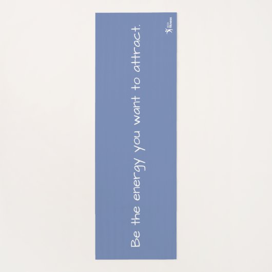 Yogamatte | Berge und Blume (Rückseite)