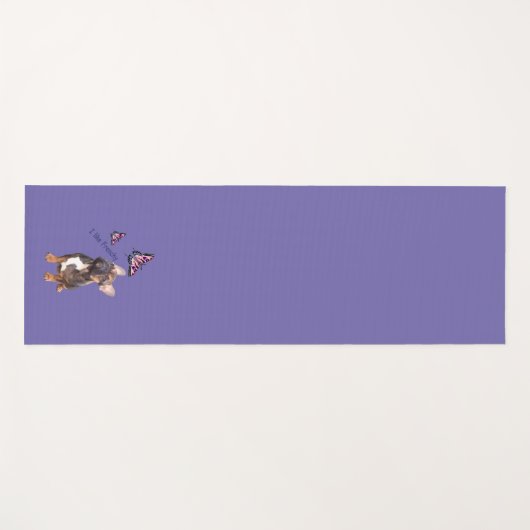 Yogamatte französische Bulldogge (Vorderseite (Horizontal))