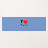 Yogamatte I like Frenchy (Rückseite (Horizontal))