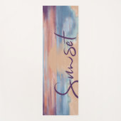 Yogamatte | Sonnenuntergang (Vorderseite)