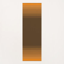 Yogamattel, Orange- und Brauntöne