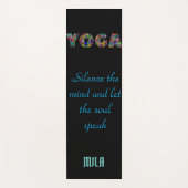 Yogamattel Yogamatte (Vorderseite)
