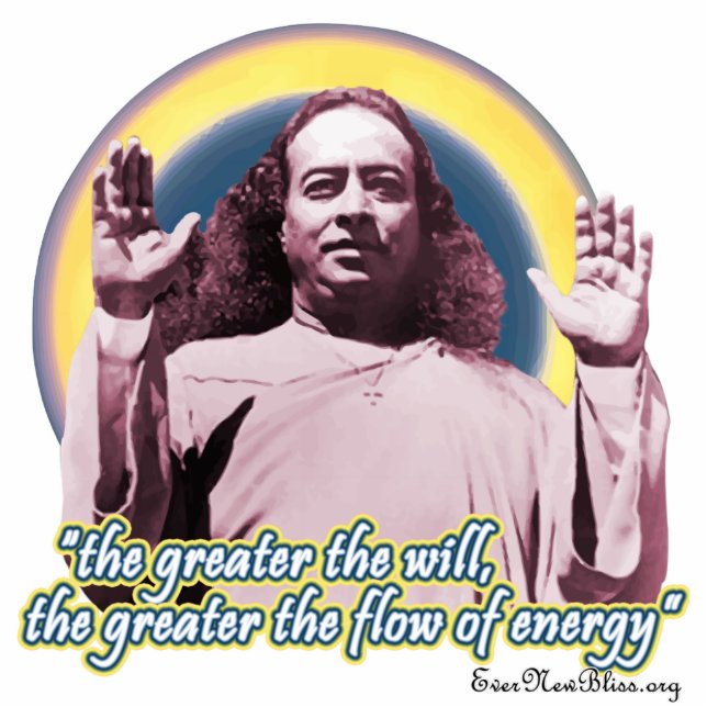 Yogananda Foto-Skulptur PY02 Freistehende Fotoskulptur (Vorne)