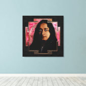 Yogananda - Wrapped Canvas Leinwanddruck (Insitu (Holzboden))