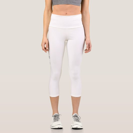 Yogapants, Capri, High Waist, selbst gestalten Capri Leggings (Vorderseite)
